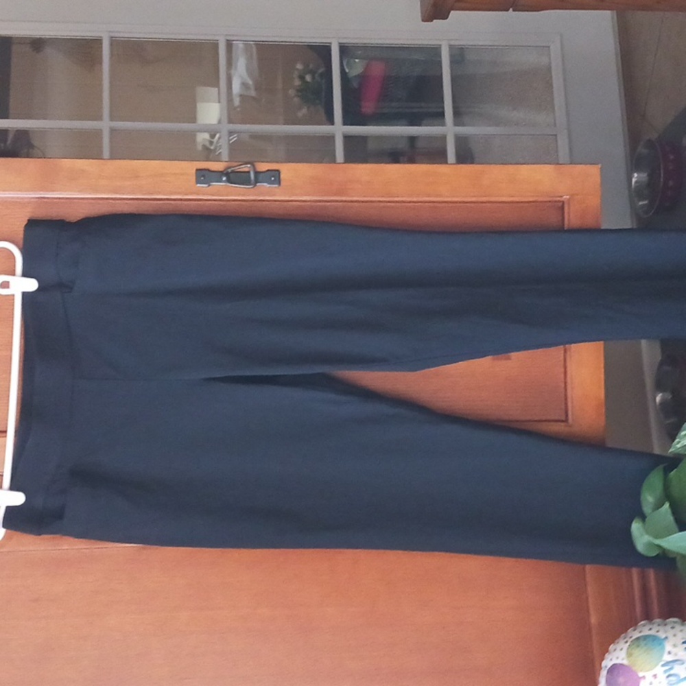 JM Collection Classic Black Straight Leg Pants